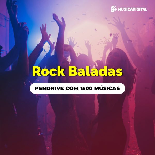 Pen Drive com Rock Baladas